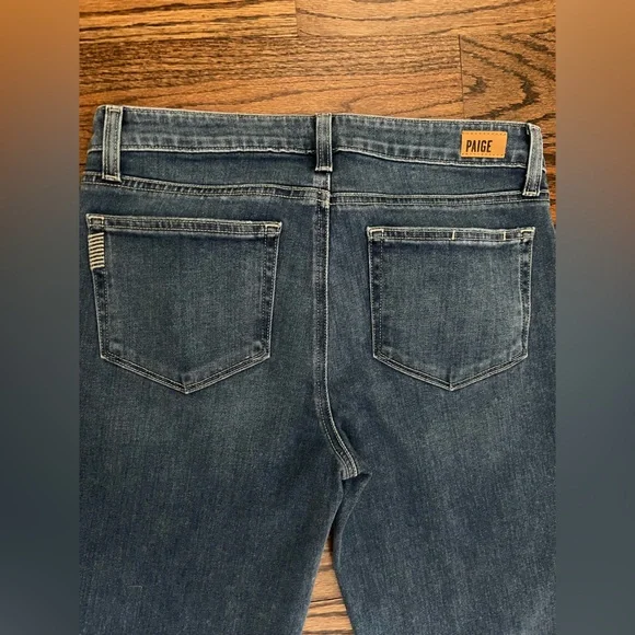 NWOT PAIGE Denim Skyline Boot Women's Blue Flare Jeans, Size 30